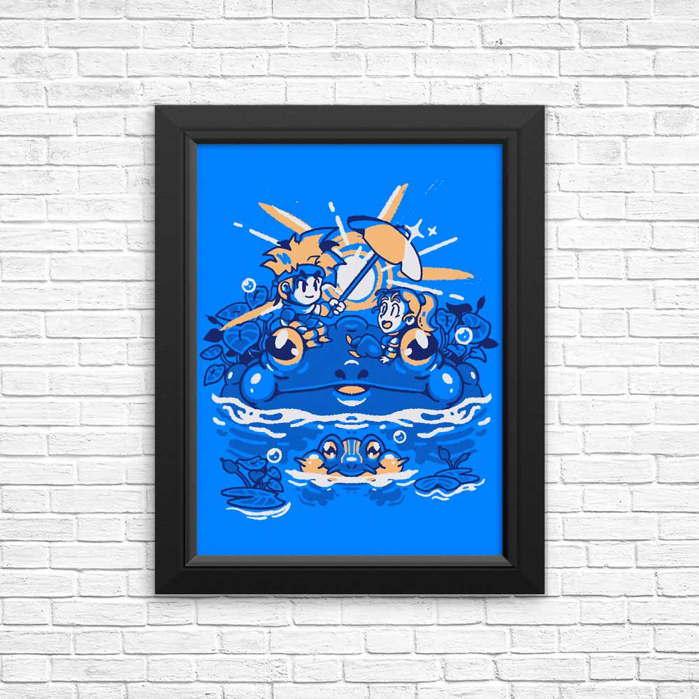 Vibrant Hot Summer Swamp Posters and Prints for Home Decor
