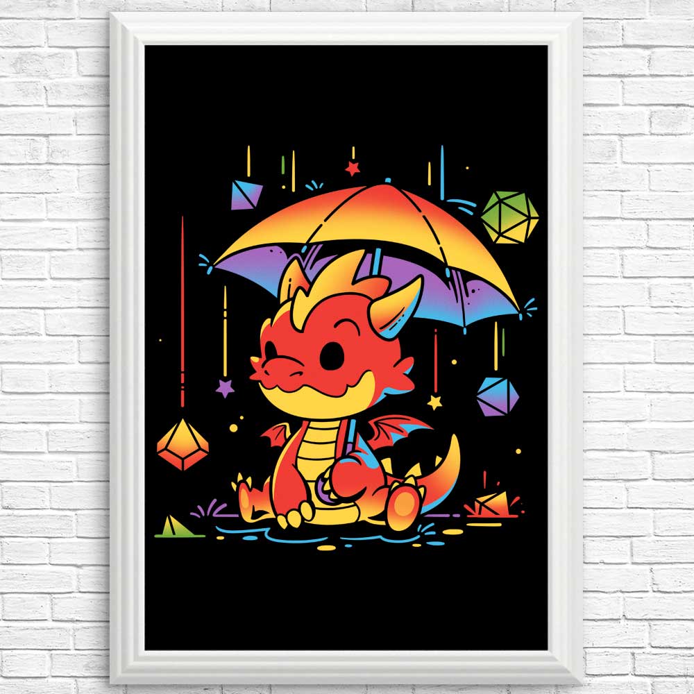 Rainy Dice Day - High - Quality Posters and Prints