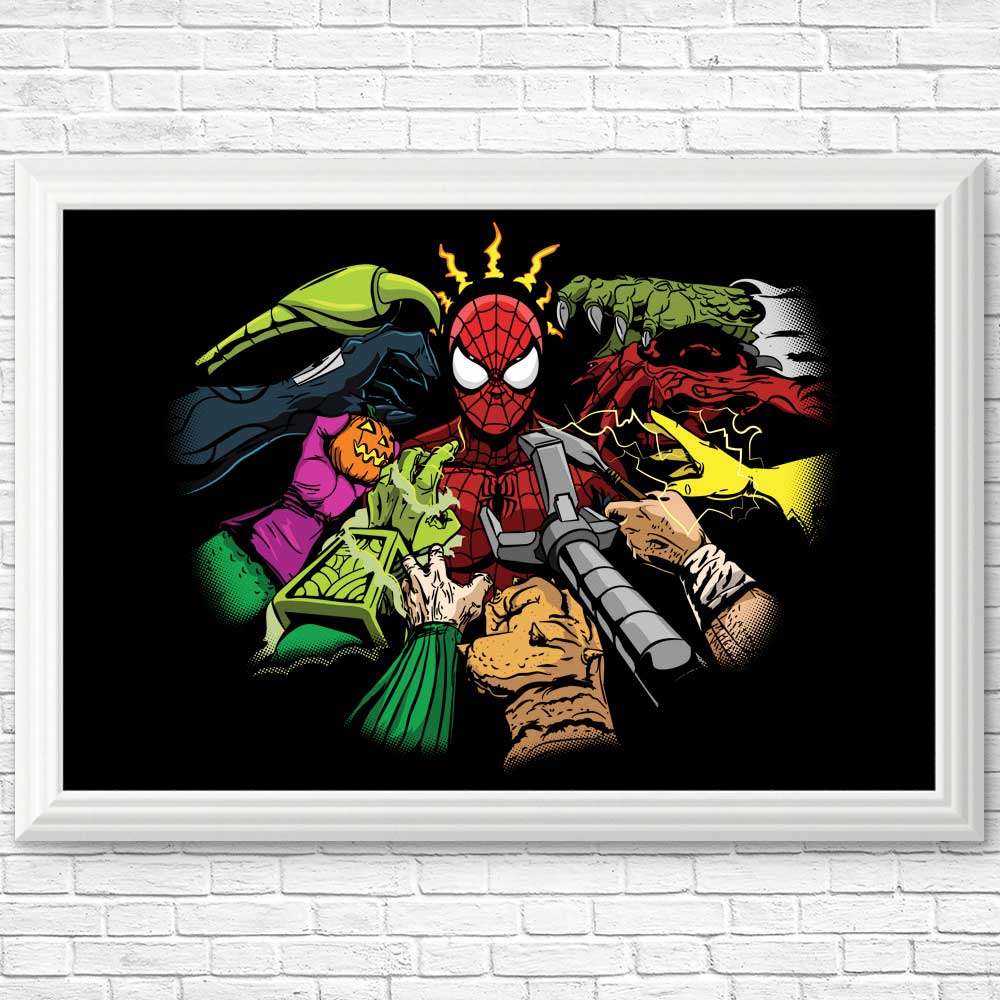 High - Quality Spider Yaga Posters and Prints by Aaron Morales Designs