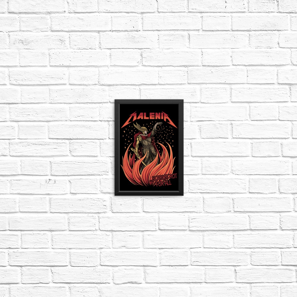 Stunning Scarlet Rot Posters & Prints for Everyone