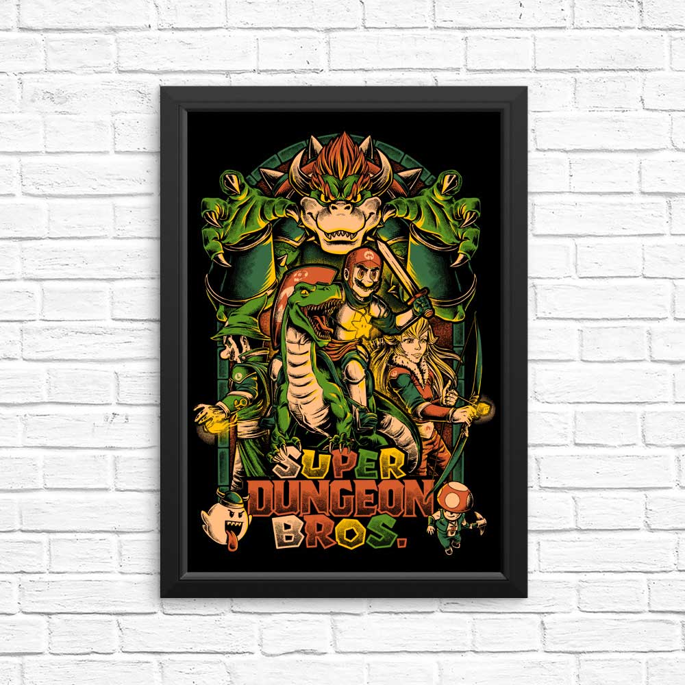 High - Quality Super Dungeon Bros. Posters and Prints