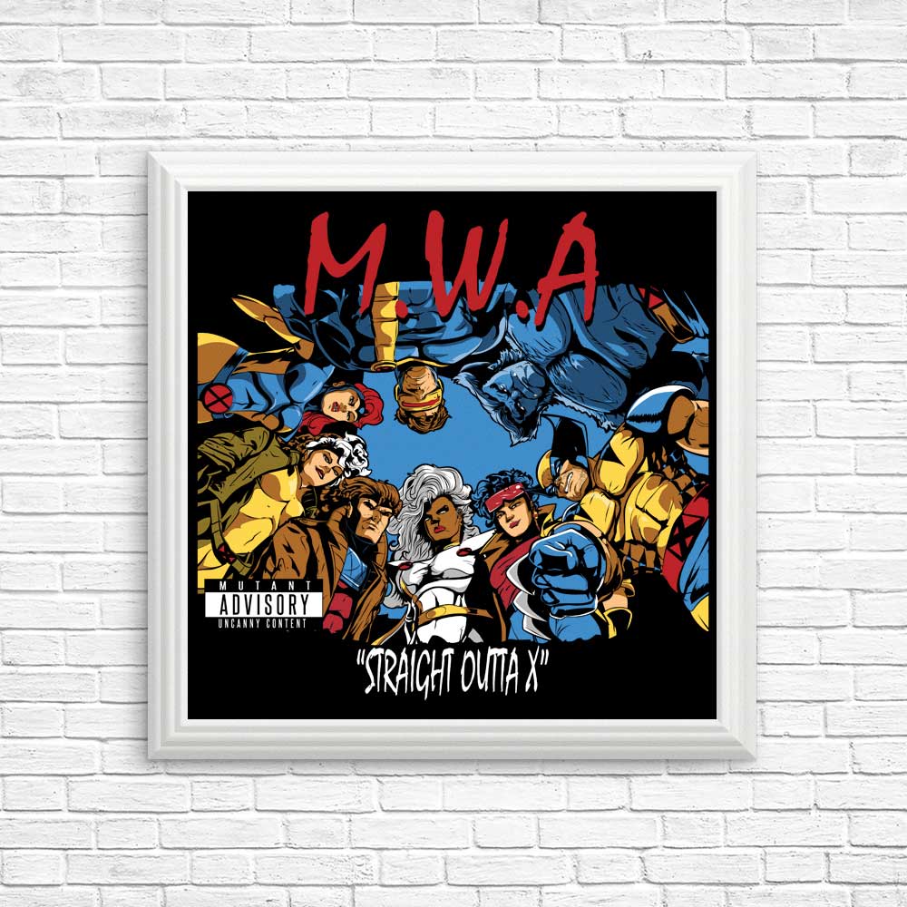 Authentic Straight Outta X Wall Posters and Prints by Aaron Morales Designs