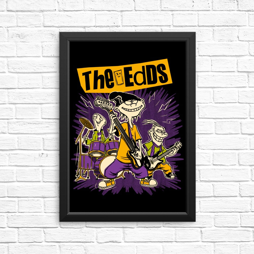 Cartoon Rock Band Art Posters and Prints for Decoration
