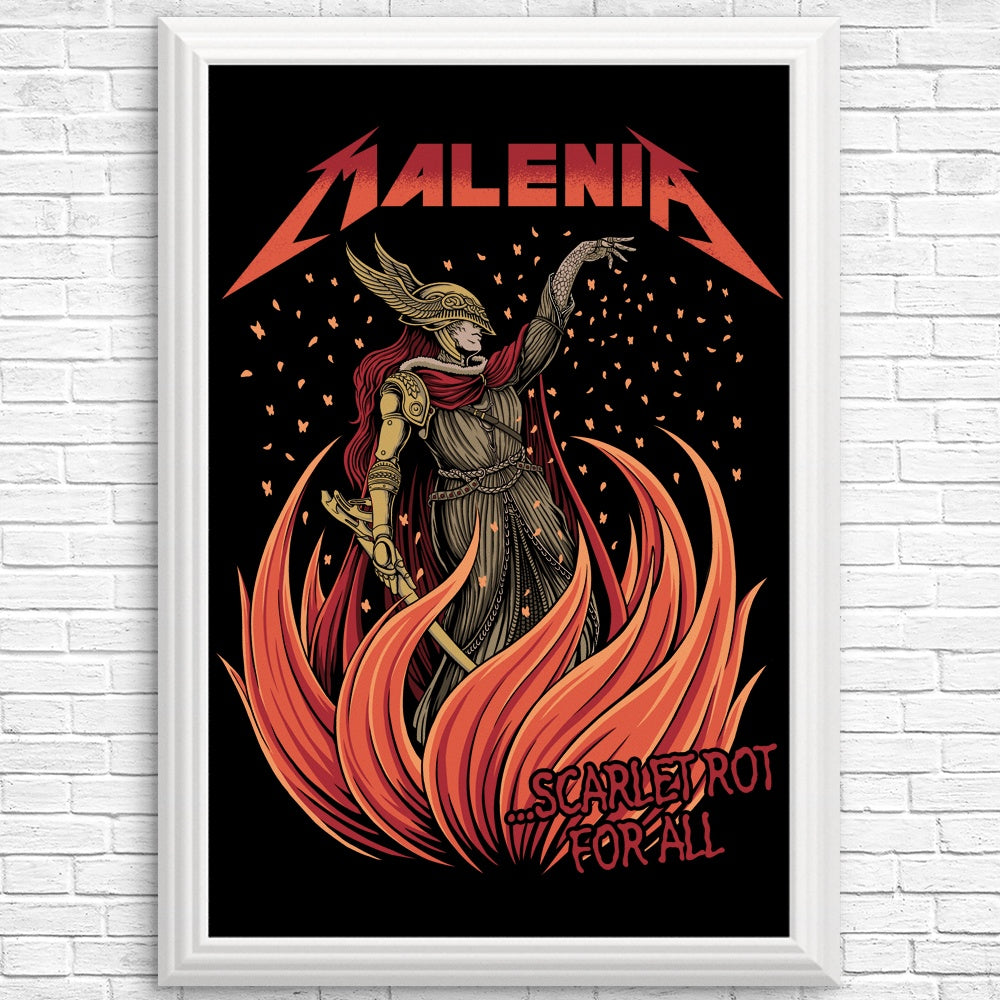 Stunning Scarlet Rot Posters & Prints for Everyone