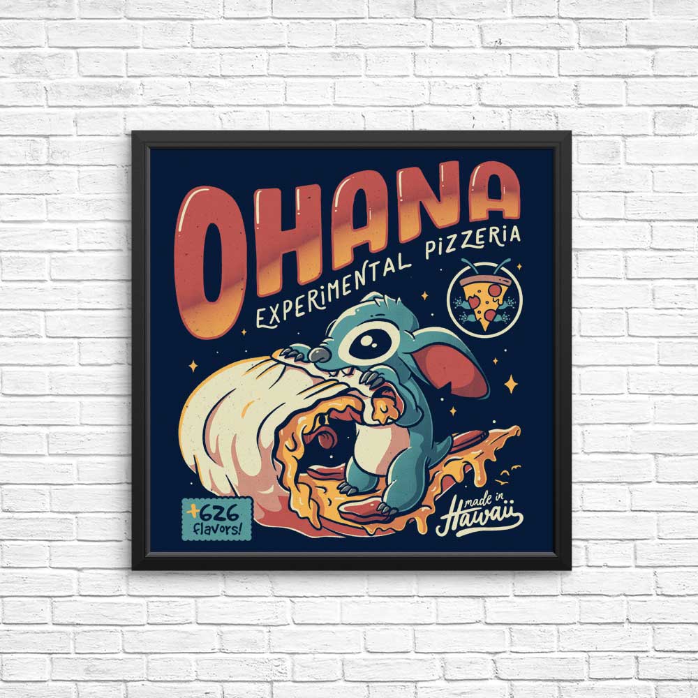 Ohana Pizzeria Decorative Posters and Prints for Wall Art