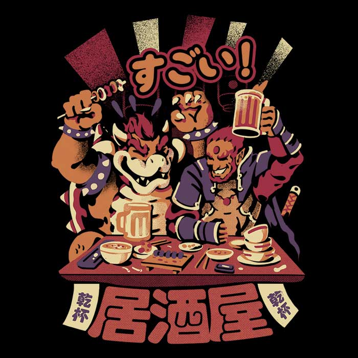 Villains Izakaya Art Posters and Prints from Ilustrata