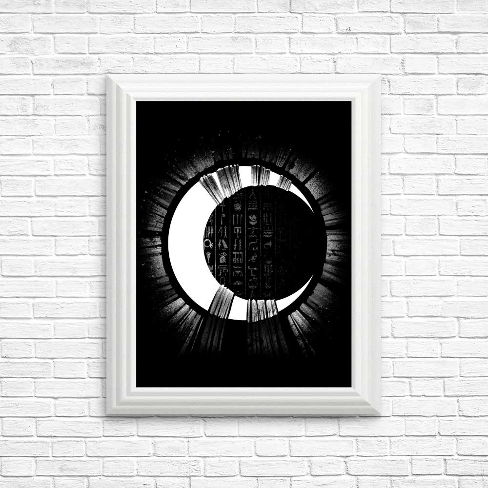 High - quality Moon Bust Posters and Prints from Alemaglia