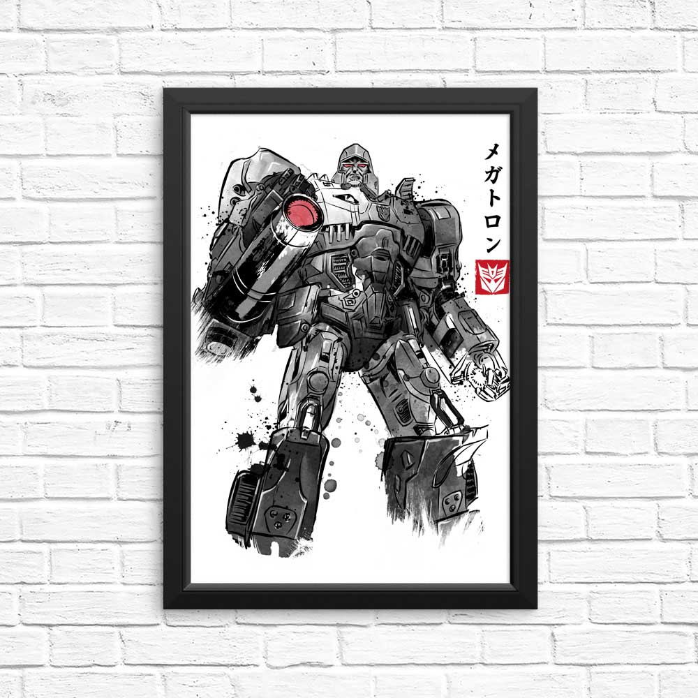 Tyrannical Sumi-e Art - High - Quality Posters and Prints