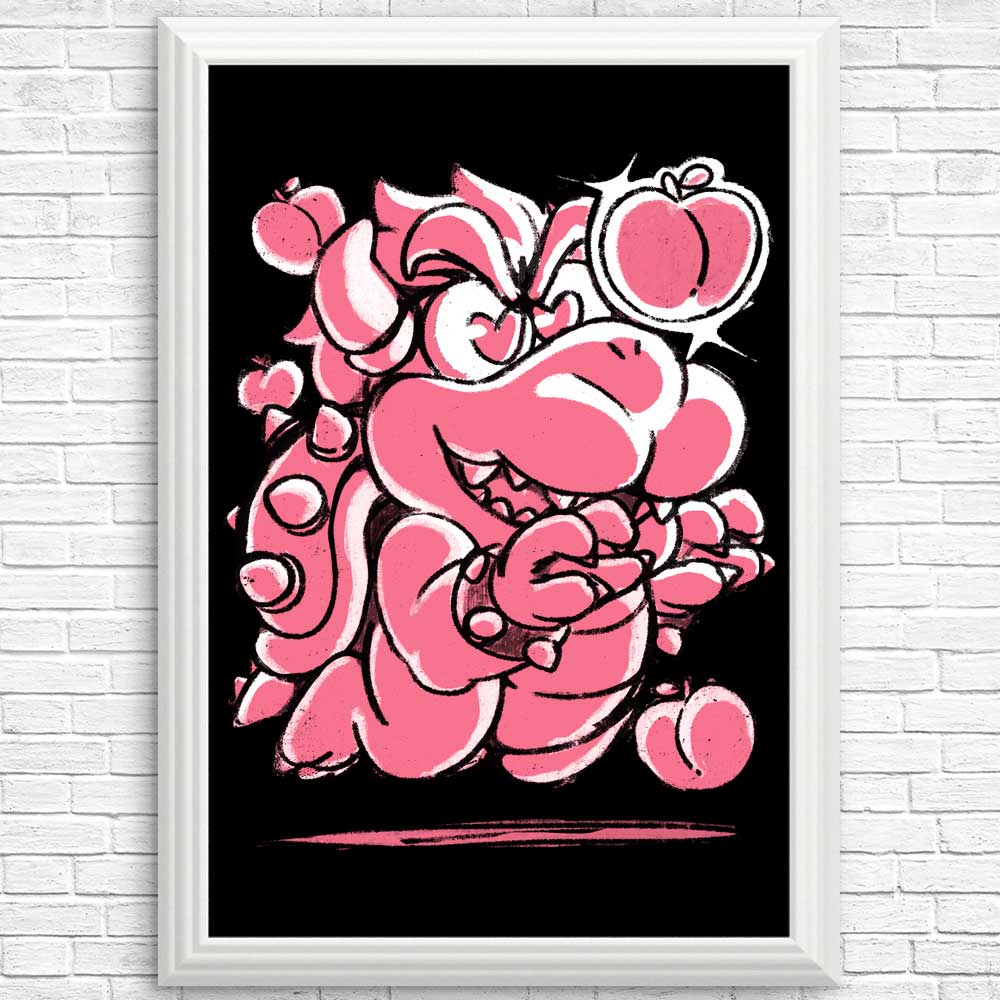 Peaches Love - High - quality Posters and Prints for Decor