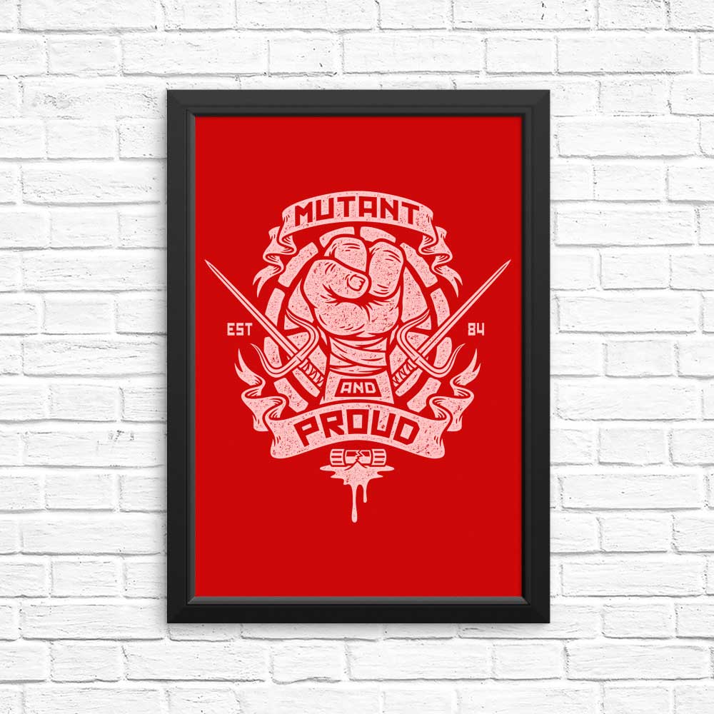 Mutant and Proud: Raph - High - Quality Posters and Prints for Art Lovers