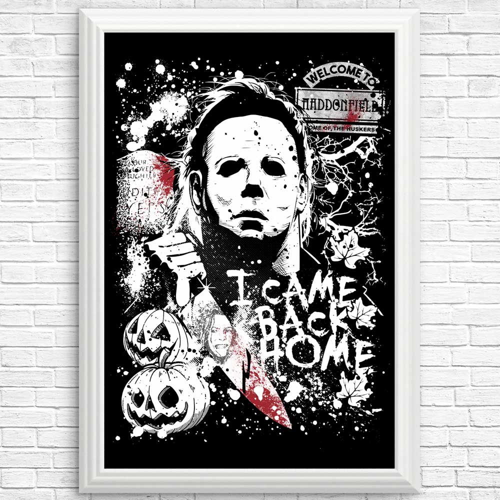 Evil in Haddonfield - High - quality Art Posters and Prints