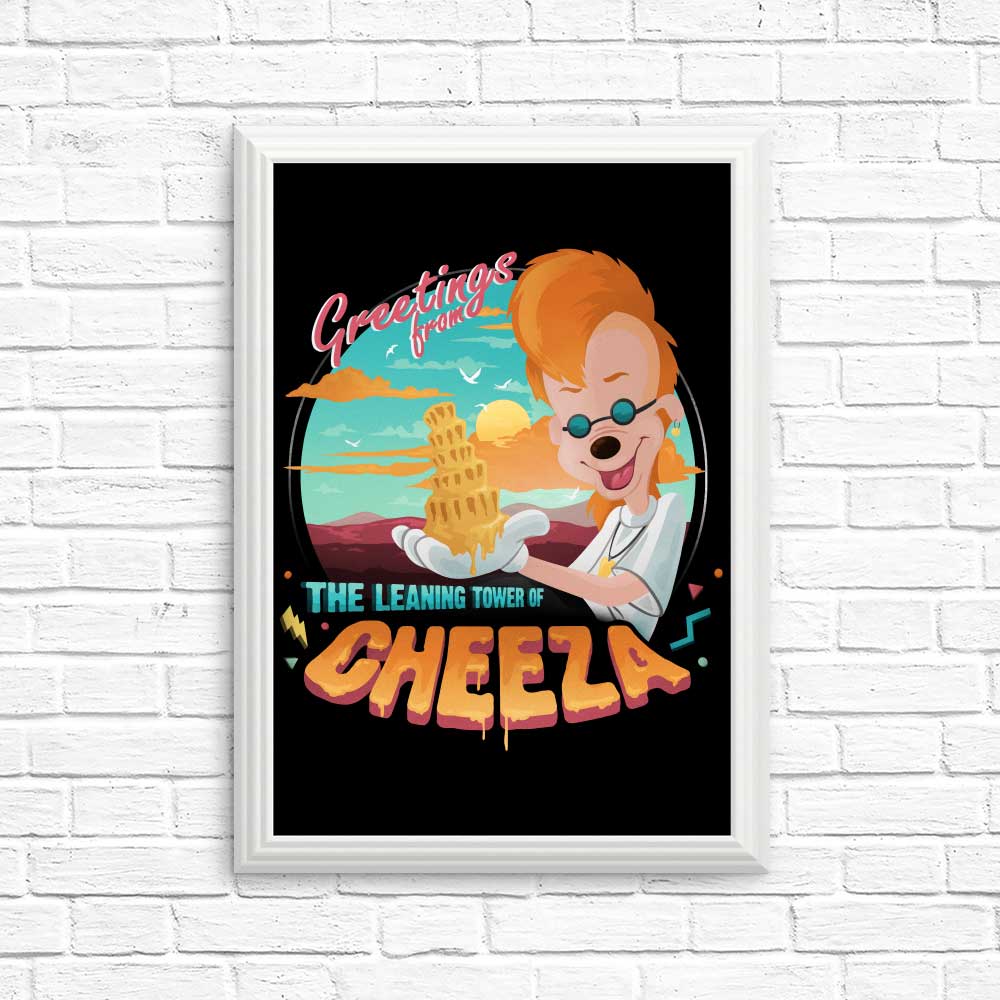 High - quality Cheeza Leaning Tower Posters and Prints