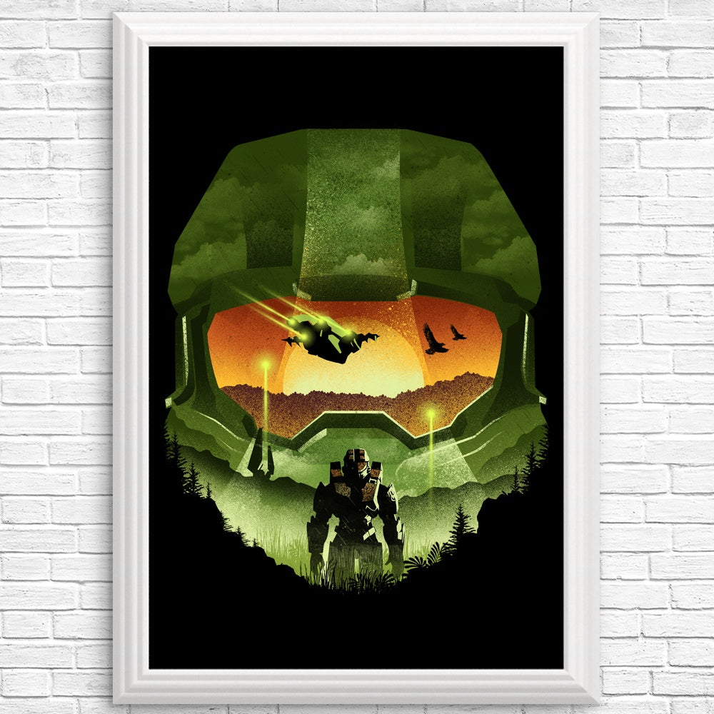 Spartan Silhouette Wall Posters and Art Prints