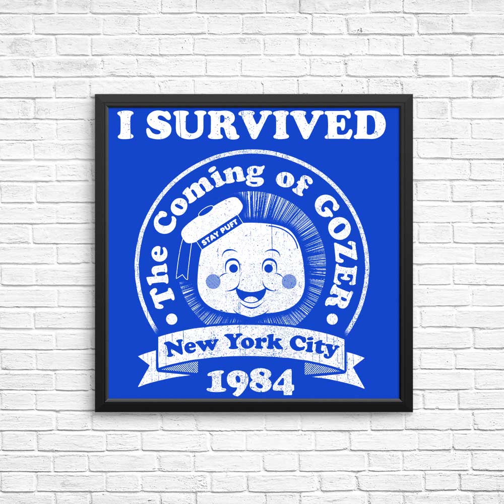 I Survived Gozer Wall Art - Posters and Prints Collection
