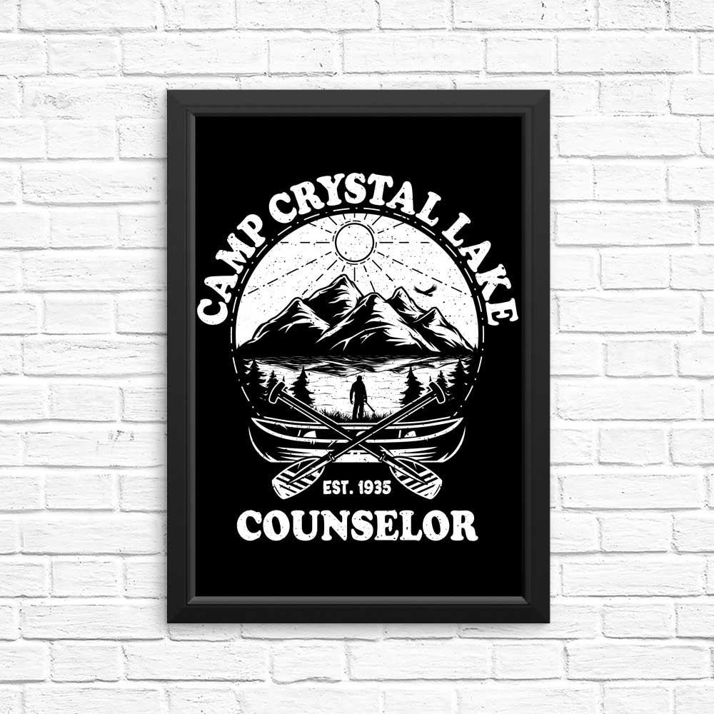 Crystal Lake Counselor Decorative Posters and Prints