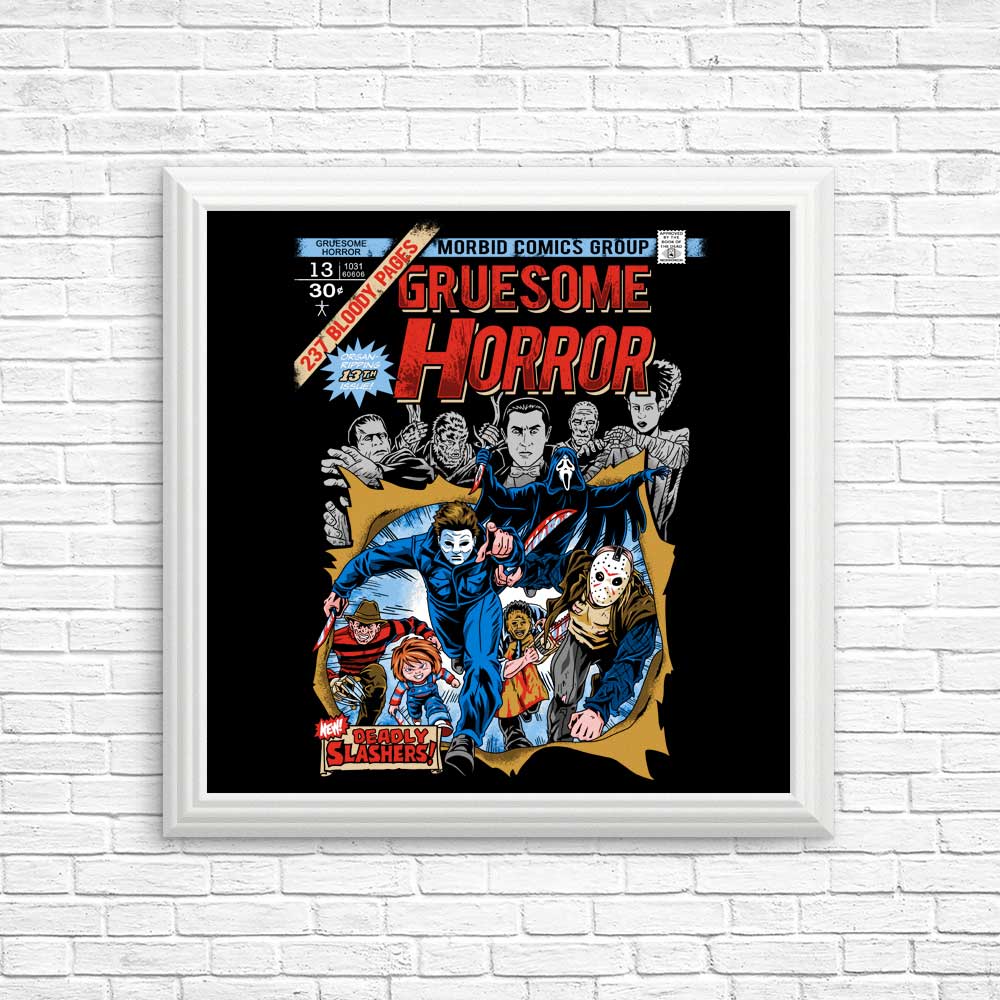 Terrifying Gruesome Horror Posters and Prints