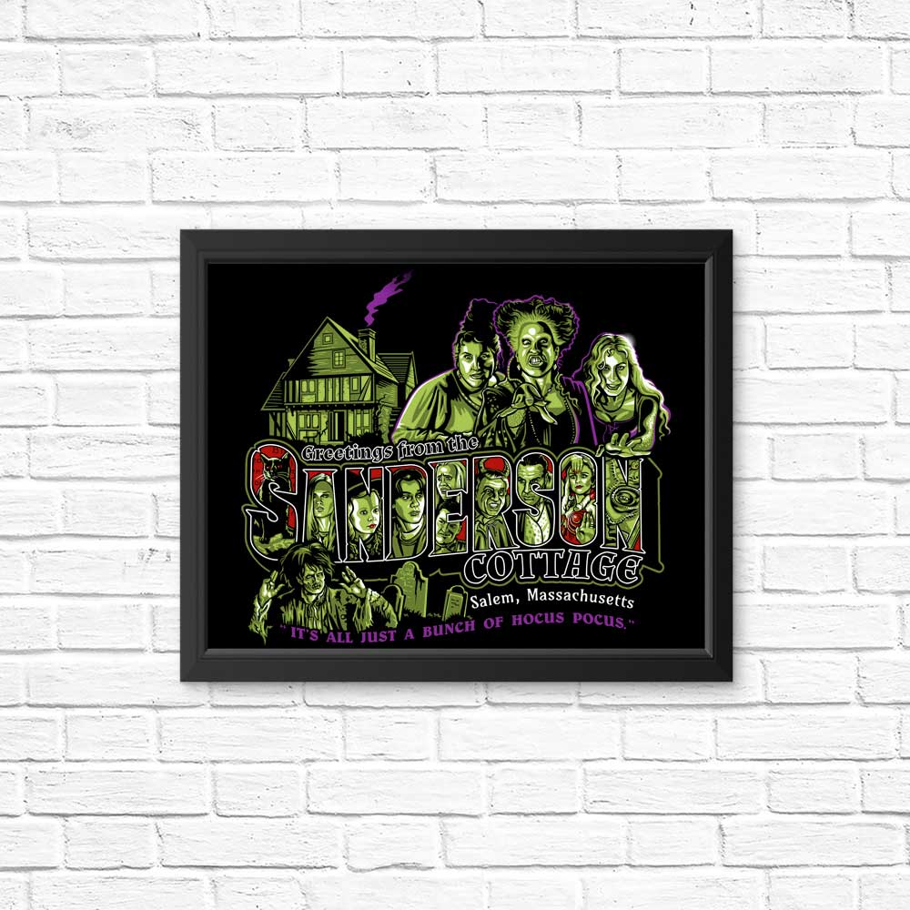High - quality Photographic Posters & Prints of The Sanderson Cottage