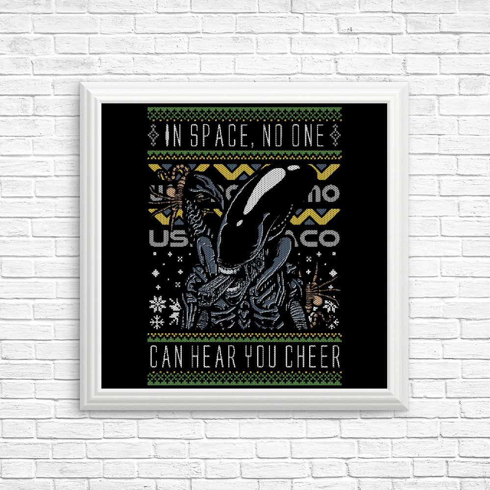 Xeno Christmas Sweater - High - Quality Wall Posters and Prints