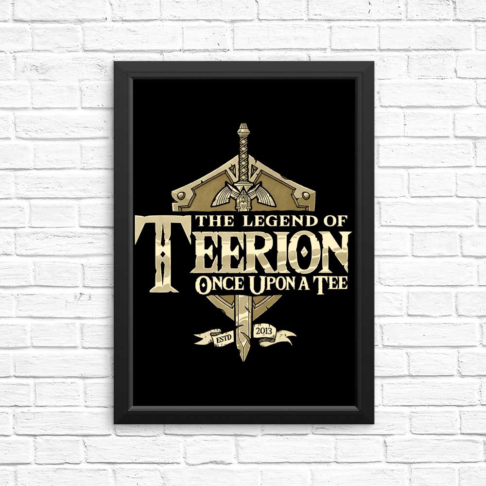 High - quality Teerion Legend Posters and Prints