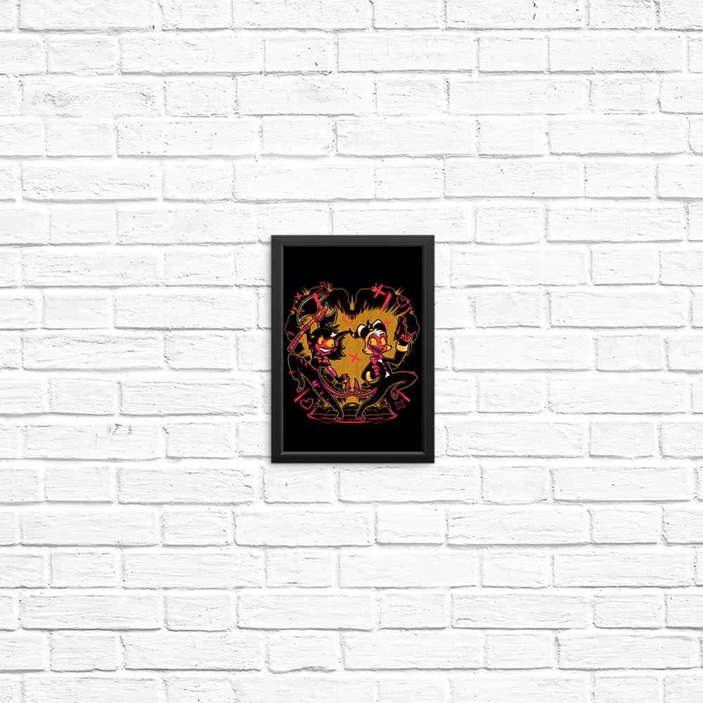 Stunning Hell Couple Posters and Prints from Studio Mootant