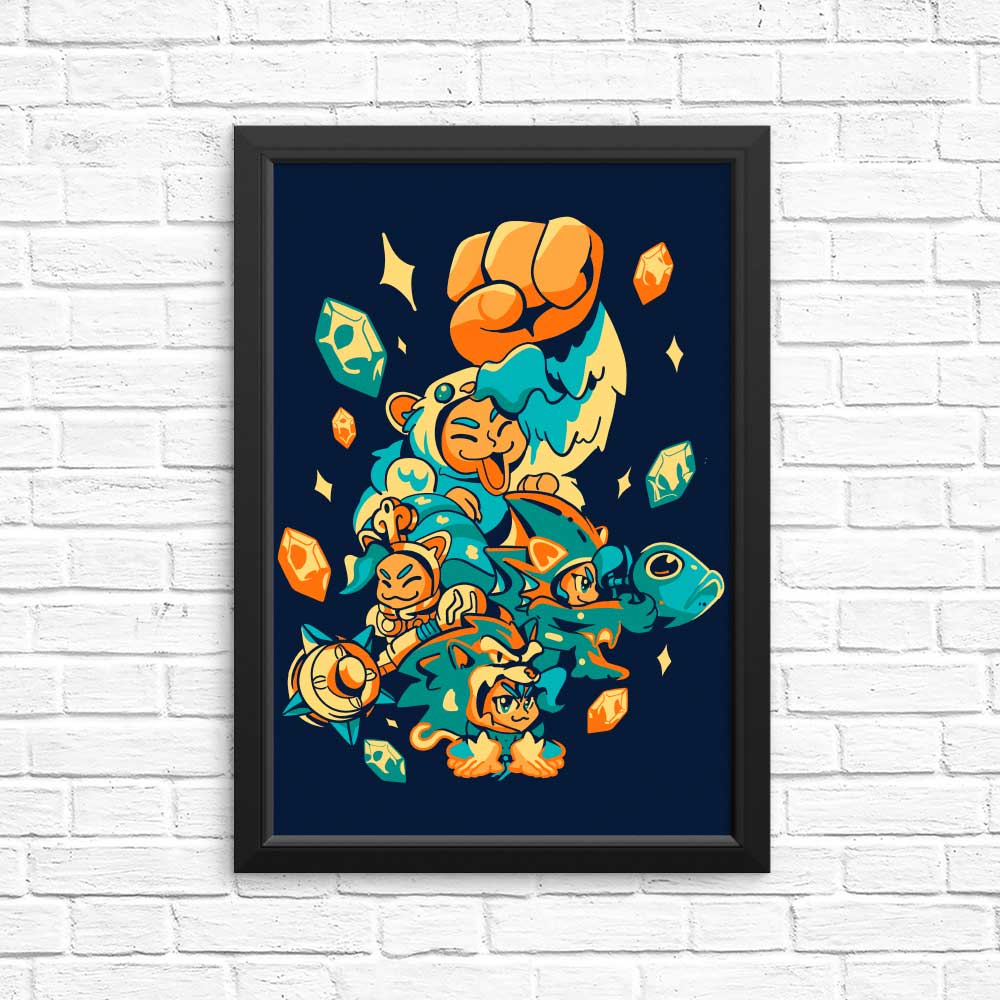 Super - Strong Cat Fighter High - Quality Posters & Prints