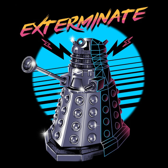 Awesome Rad Dalek Themed Decorative Poster
