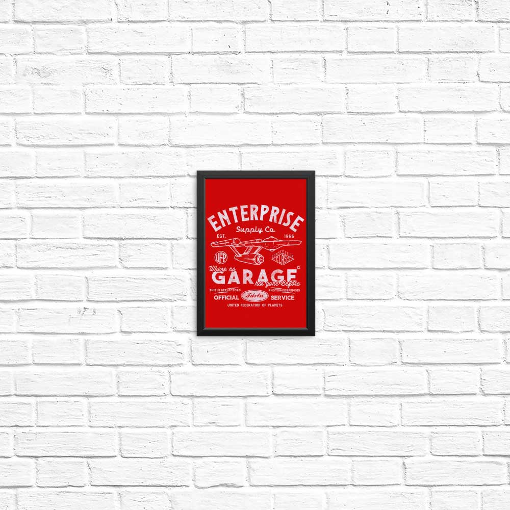Enterprise Garage High - Quality Wall Posters and Prints for Decor