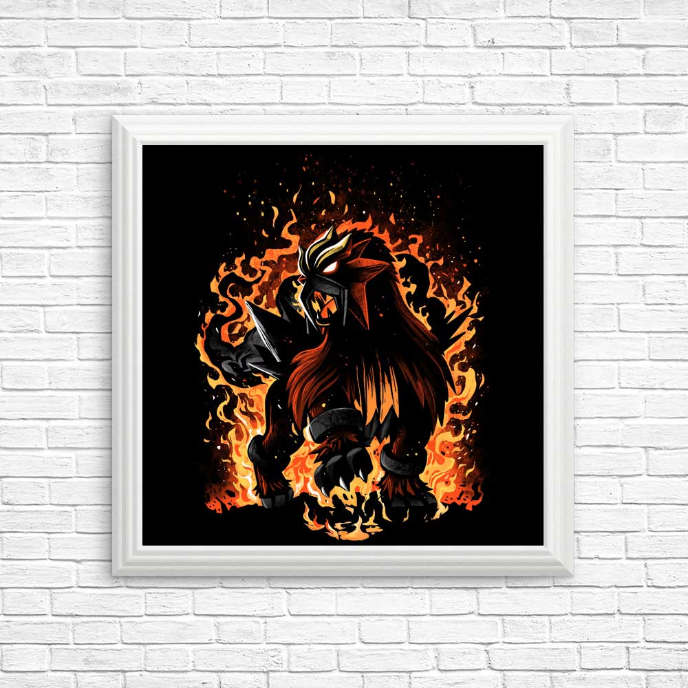 Stunning Posters and Prints of The Beast of Roaring Flames