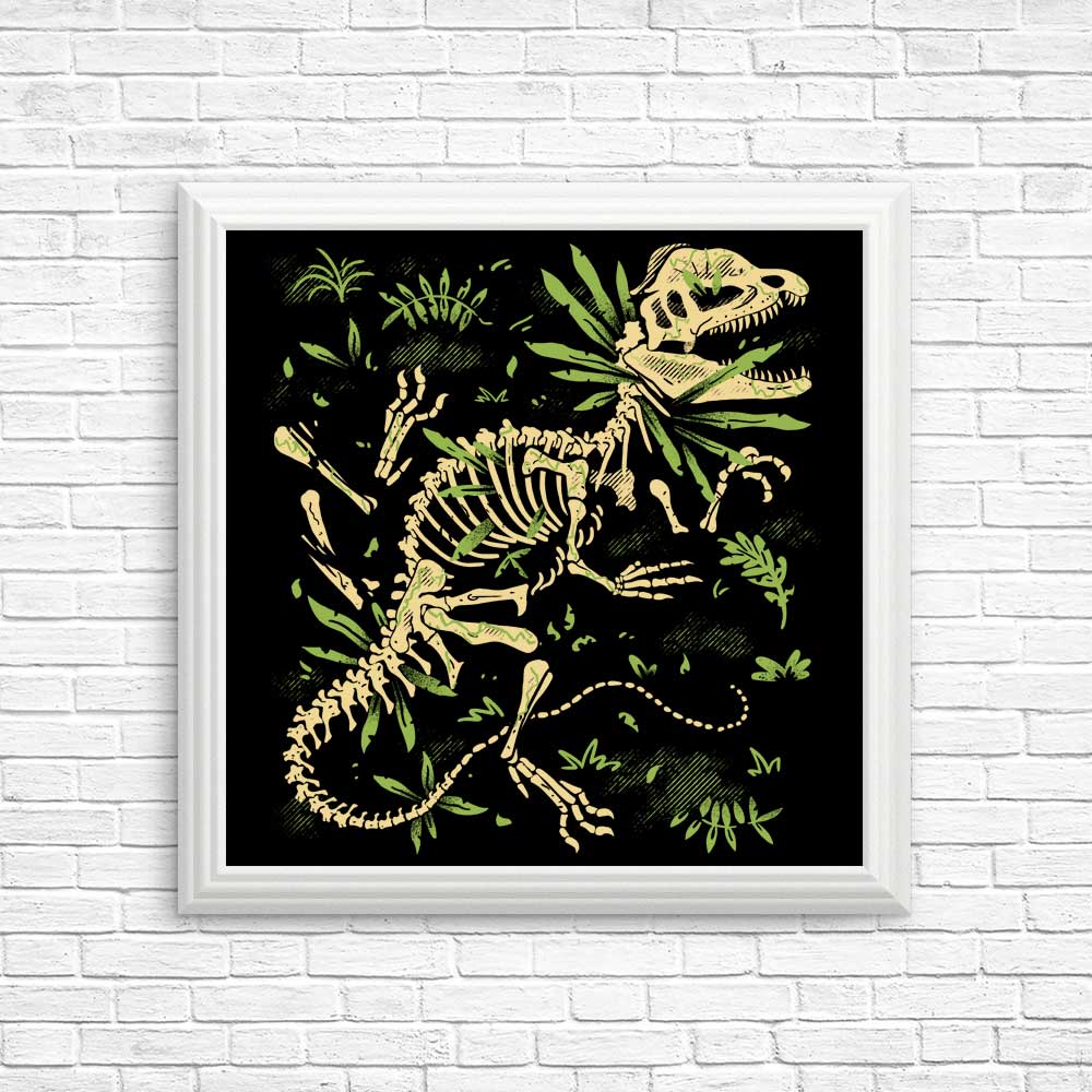 Dilophosaurus Fossil-themed Posters and Prints by Fitas Artwork