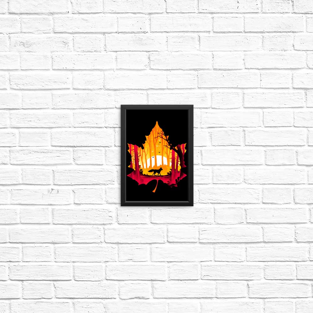 Alemaglia's Sunset Fox High - Quality Posters and Prints