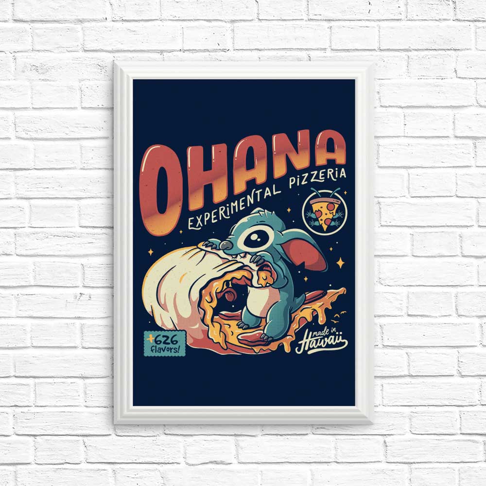 Ohana Pizzeria Decorative Posters and Prints for Wall Art