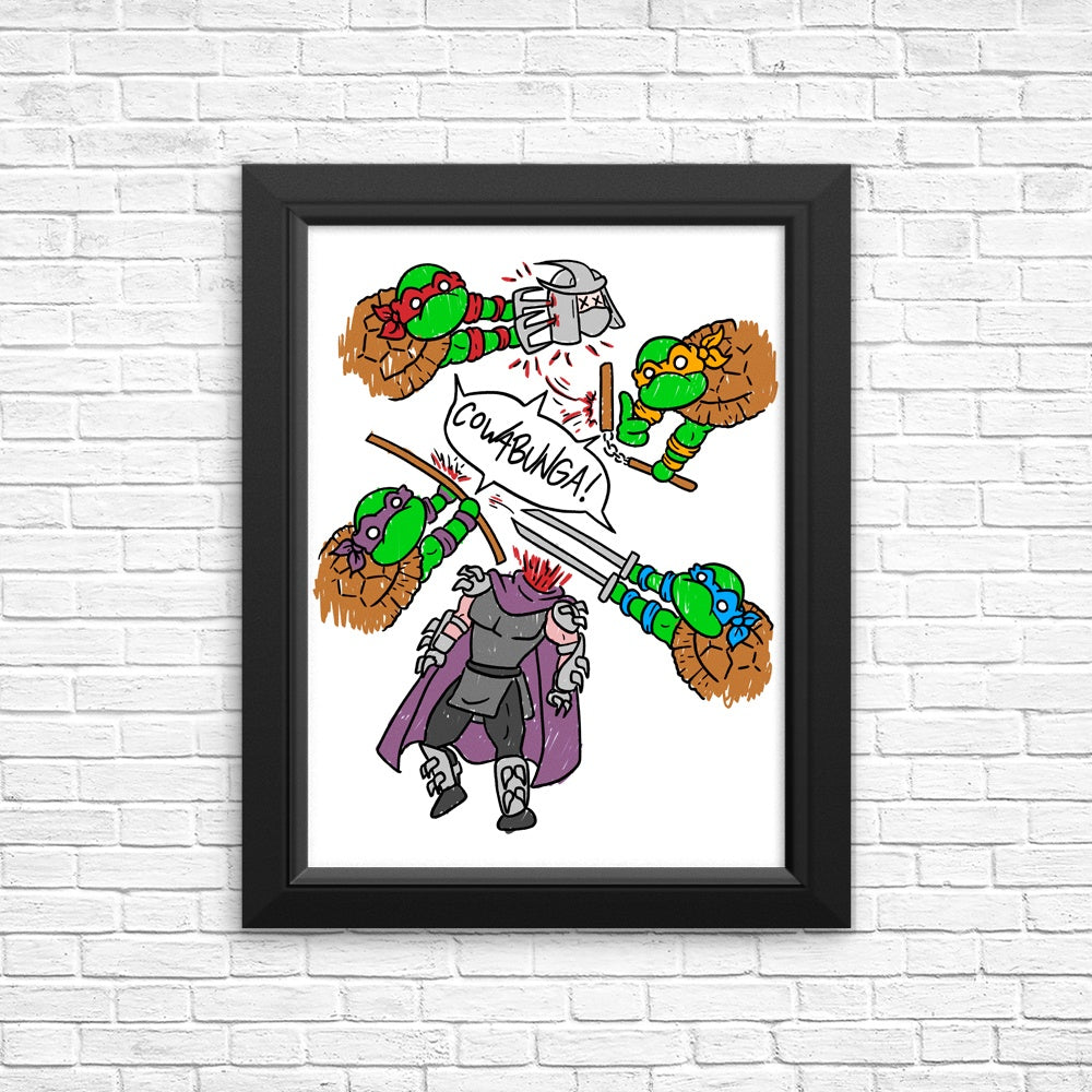 Turtle Pool Wall Posters and Prints for Decor