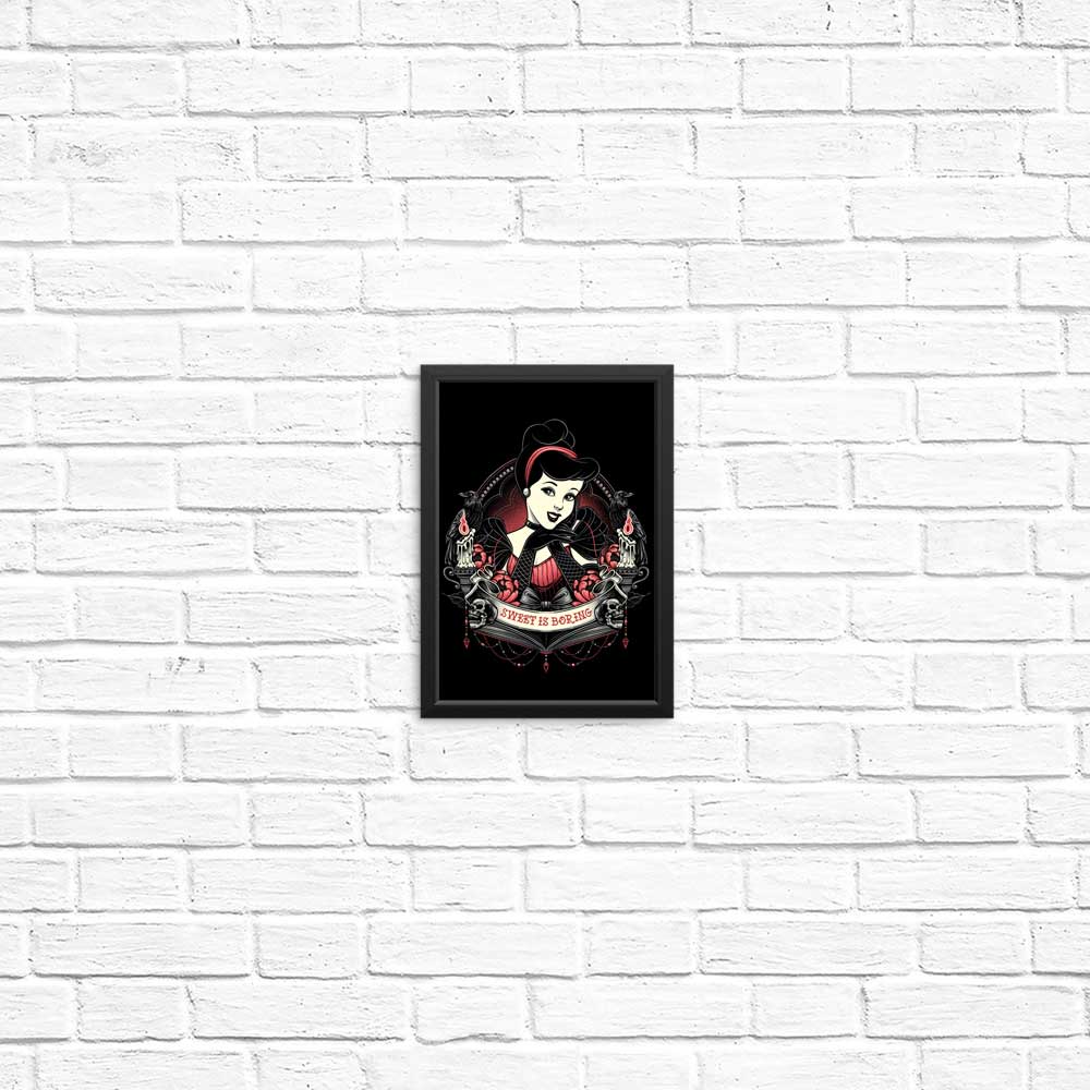 Sweet is Boring - Attractive Posters and Prints