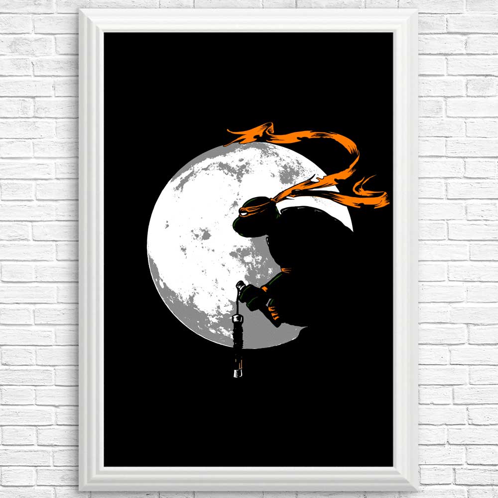 Poster and Print Set of Moon Nunchaku by TwistMedia
