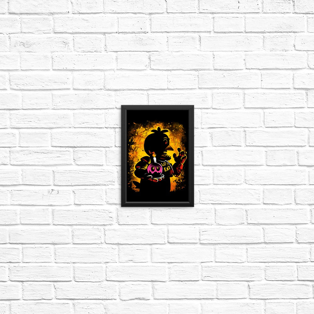Animatronic Chicken Posters and Prints by Alemaglia
