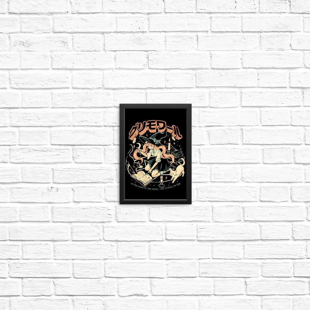 Enchanting Moon Witch Posters and Prints by Edu.ely