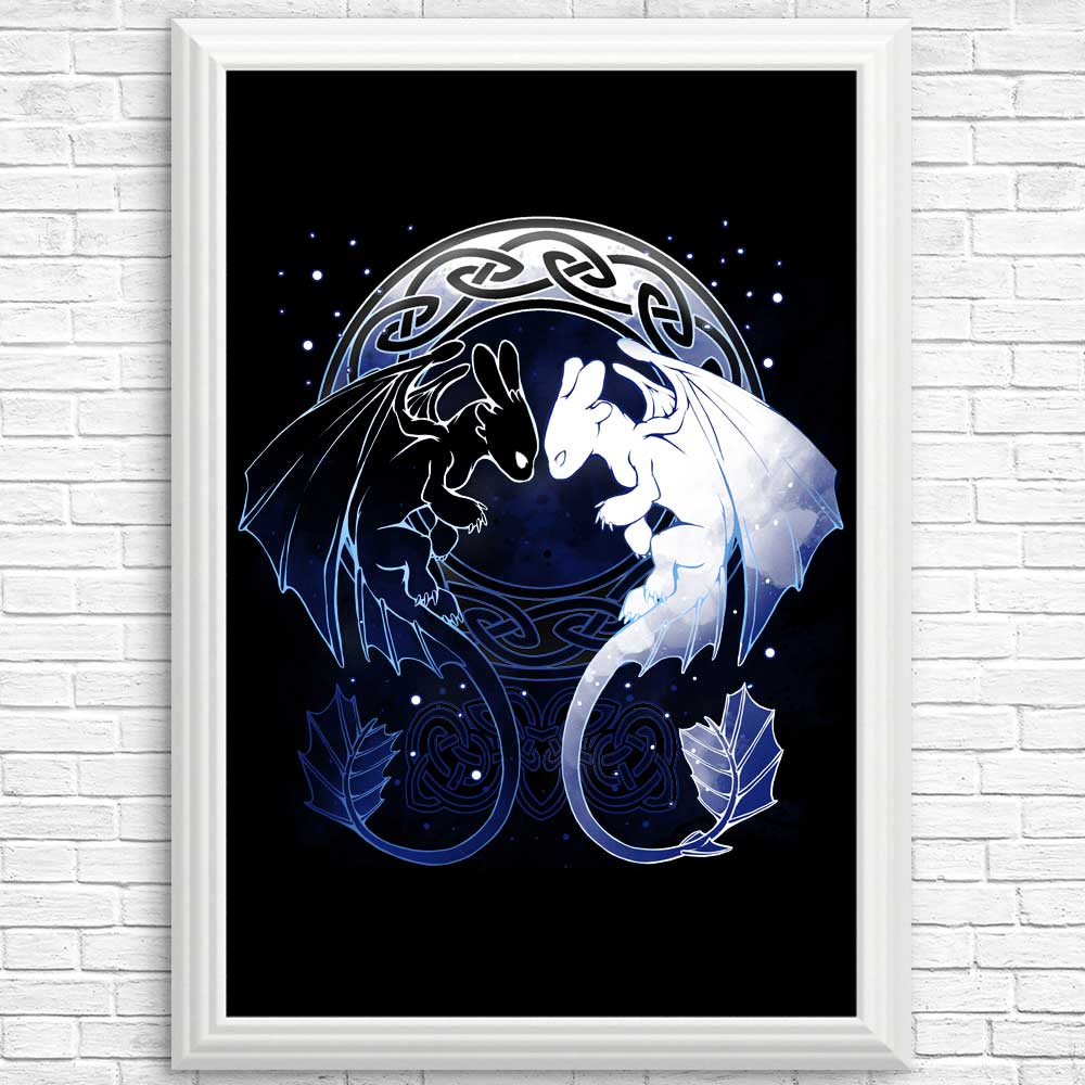 Exquisite Two Dragons Posters and Prints by xMorfina