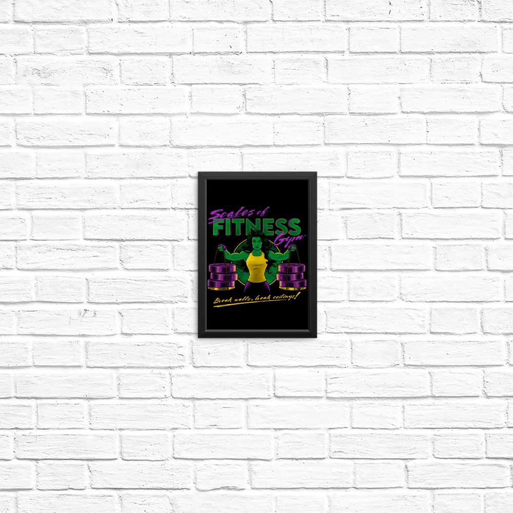 Fitness Scales - High - Quality Posters and Prints for Your Space