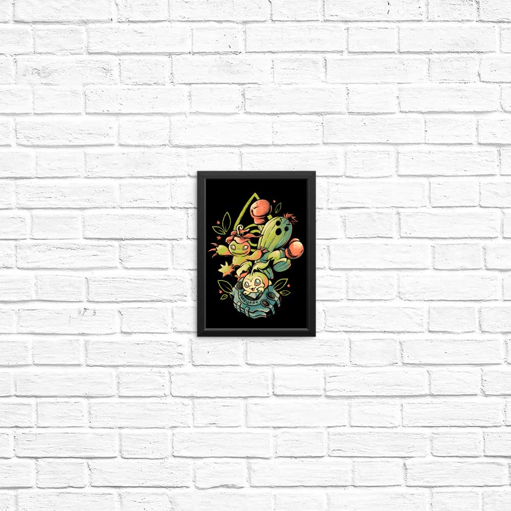 Digital Cactus Evolution - High - Quality Posters and Prints
