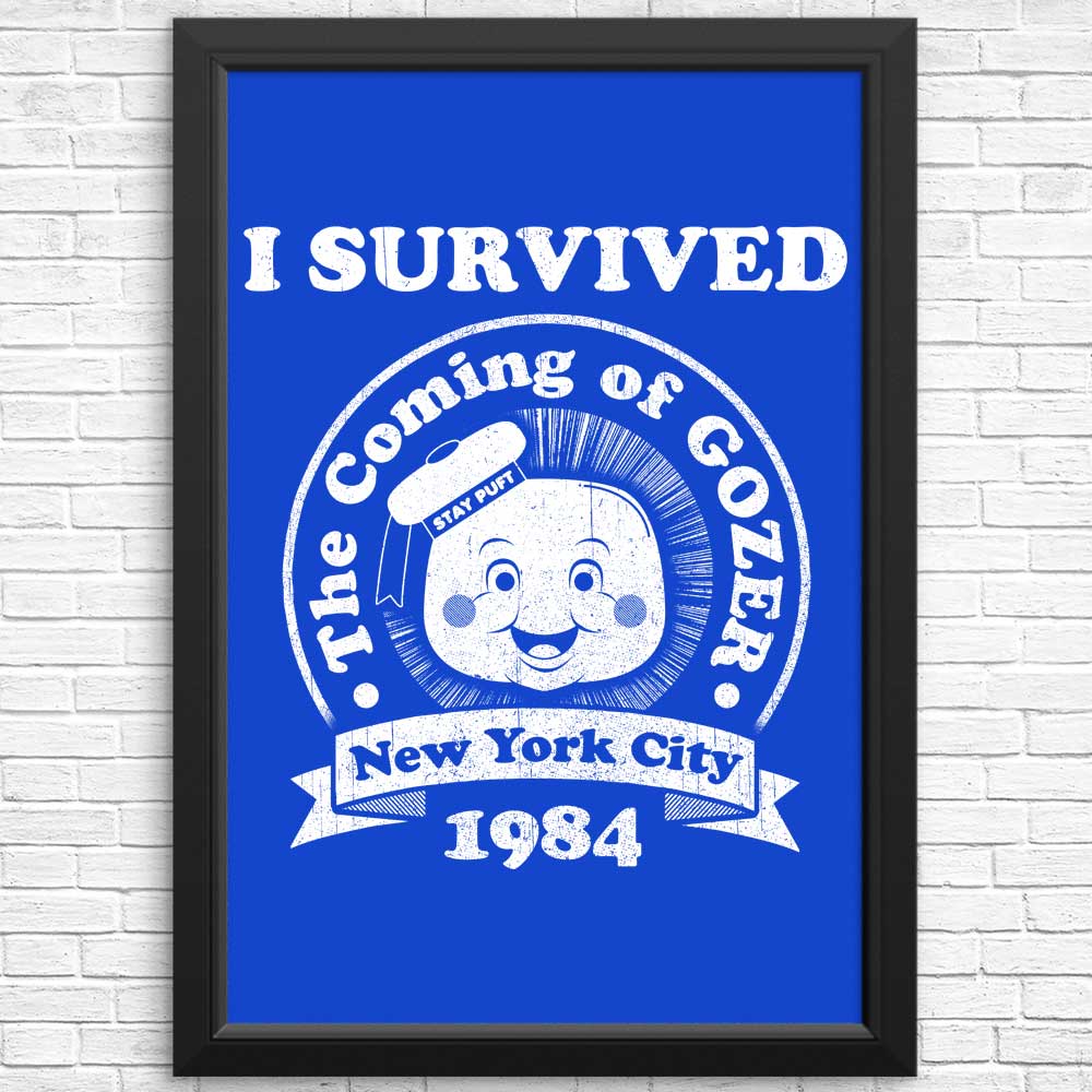 I Survived Gozer Wall Art - Posters and Prints Collection