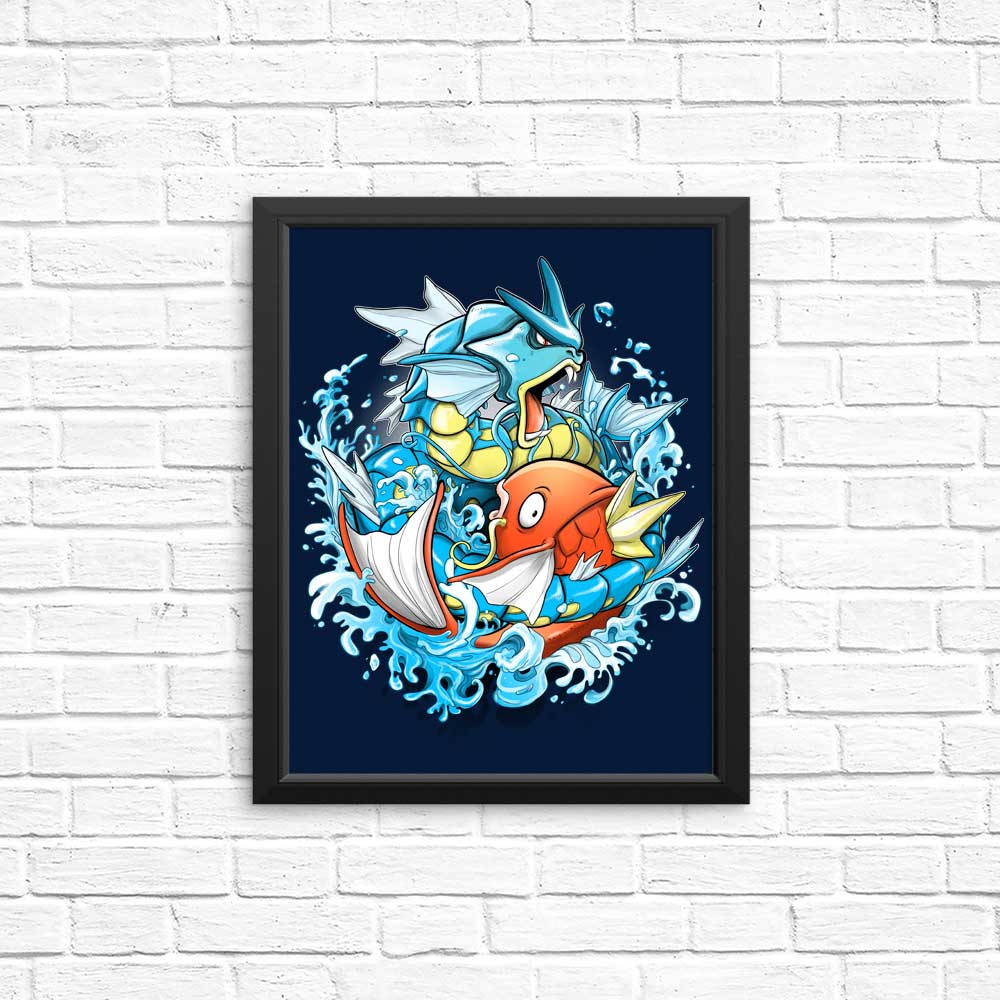 High - Quality Slash Koi Posters and Prints by Alemaglia