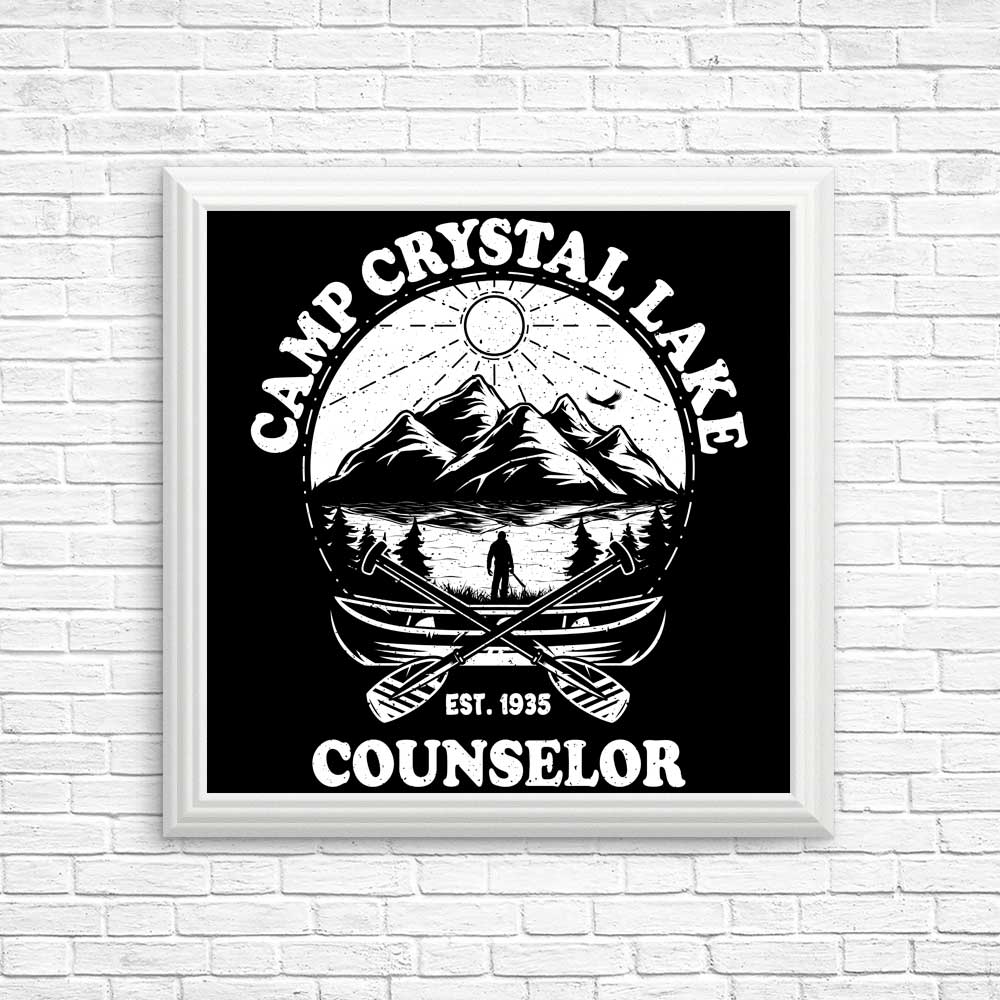 Crystal Lake Counselor Decorative Posters and Prints