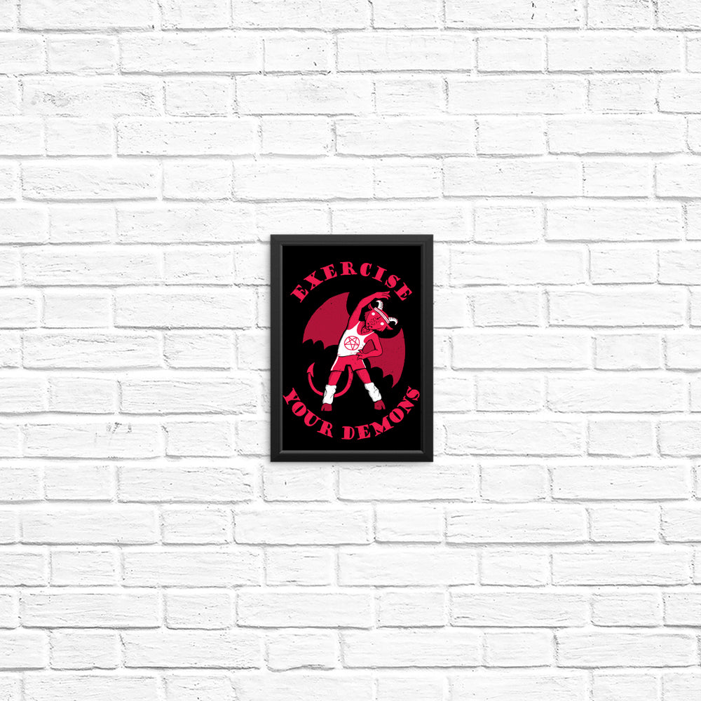 High - Quality 'Exercise Your Demons' Posters and Prints