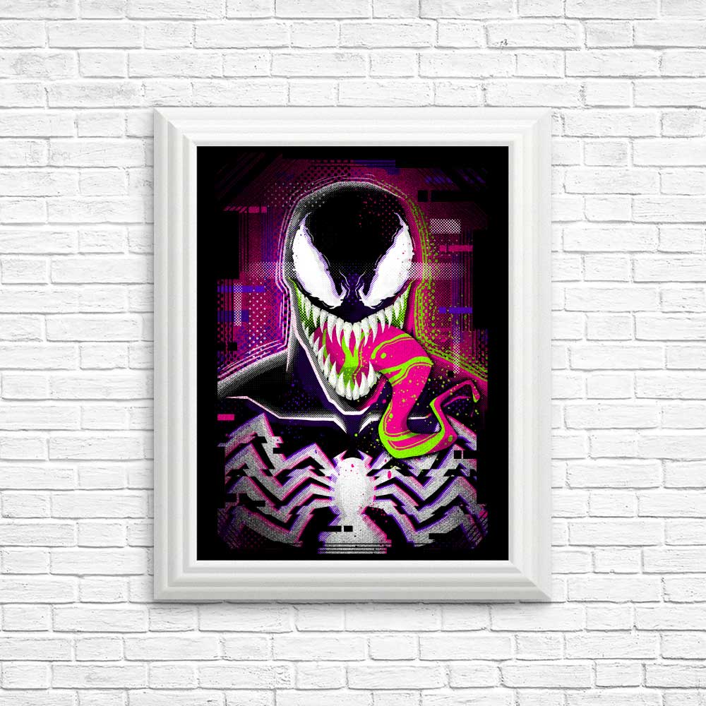High - Quality Glitched Symbiote Posters and Prints by Danielmorris1993