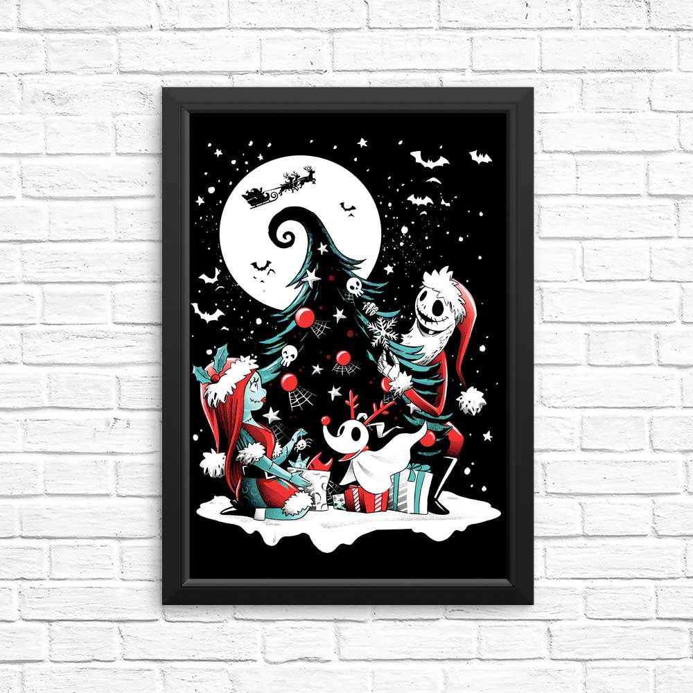 Alemaglia's Spooky Christmas Nightmare Posters and Prints