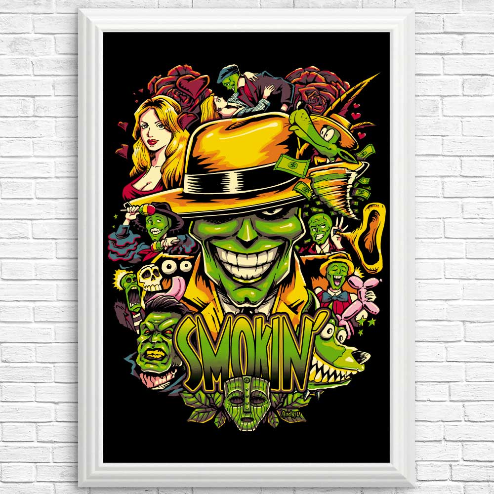 High - Quality 'Smokin' Posters & Prints by Andriu Illustrations