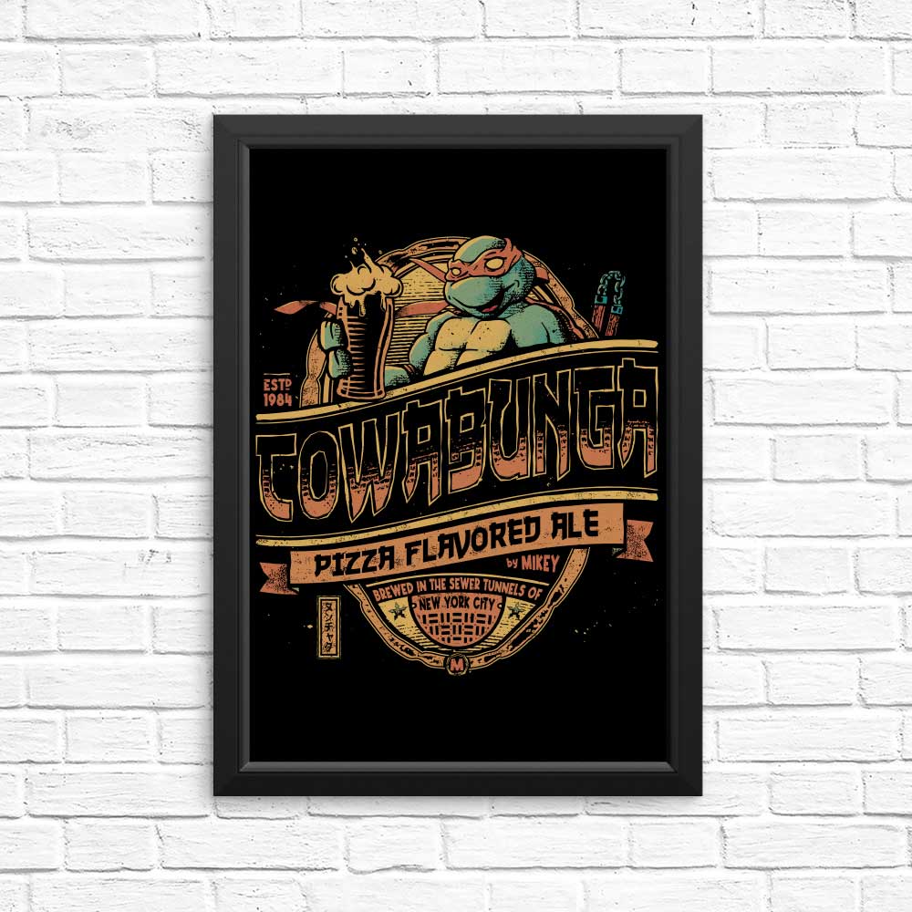 Cool Cowabunga Posters and Prints for Wall Decor