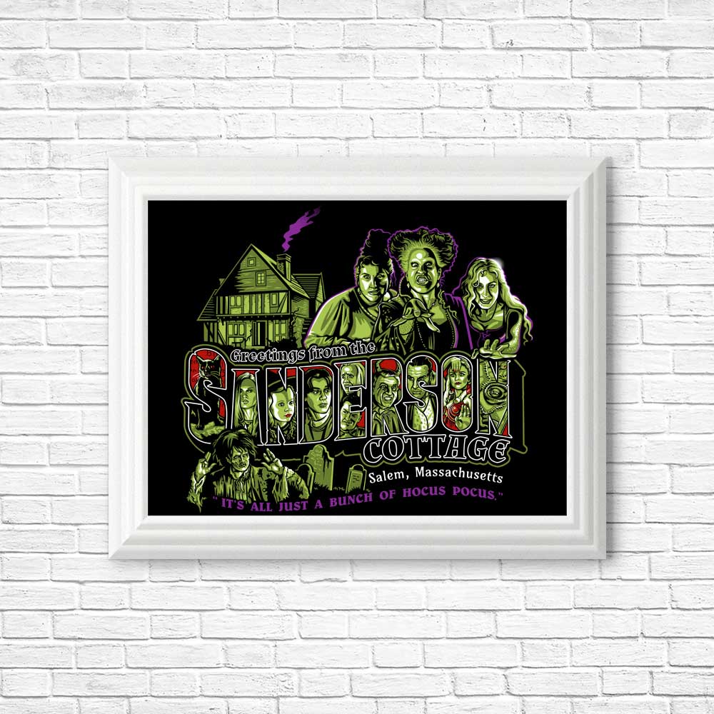 High - quality Photographic Posters & Prints of The Sanderson Cottage