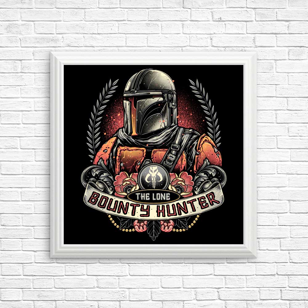 The Solitary Bounty Hunter - High - Quality Posters and Prints for Wall Decor