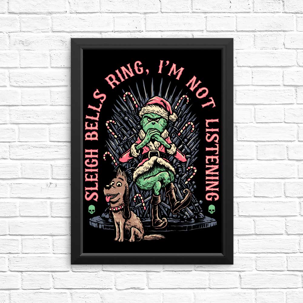 High - Quality 'I'm Not Listening' Posters & Prints by Momma Gorilla